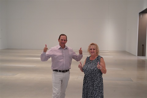 Mayor Williams and Michelle Landry.JPG