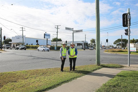 Cr Kirkland and Cr Smith Farm Alexandra Intersection