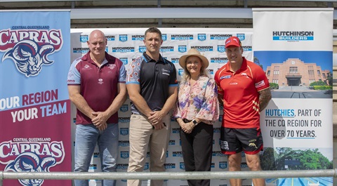 L-R Peter White, Nick Colthup, Cr Rutherford and Trent Hodkinson.JPG