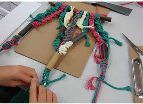Macrame wall hanging