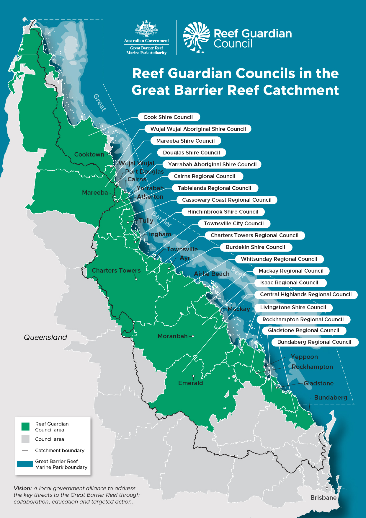 Reef Guardian Council Map