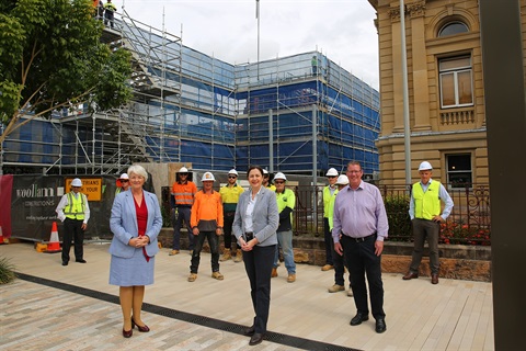 Mayor Margaret Strelow, Premier Annastacia Palaszczuk, Member for Rockhampton Barry O'Rourke.jpg