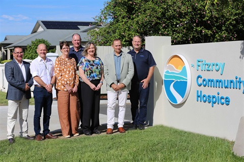 Deputy Mayor Cr Wickerson, Cr Mathers, Debbie Richards (FCH), Steve Richards (FCH), Beth Thomas (FCH CEO), Mayor Williams, Cr Latcham.jpg