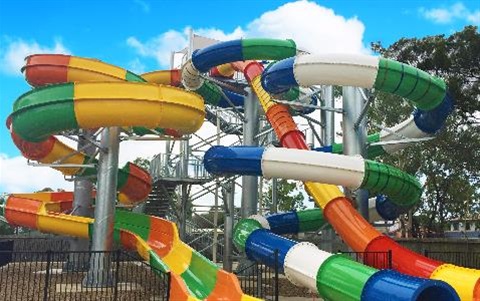 Water slides