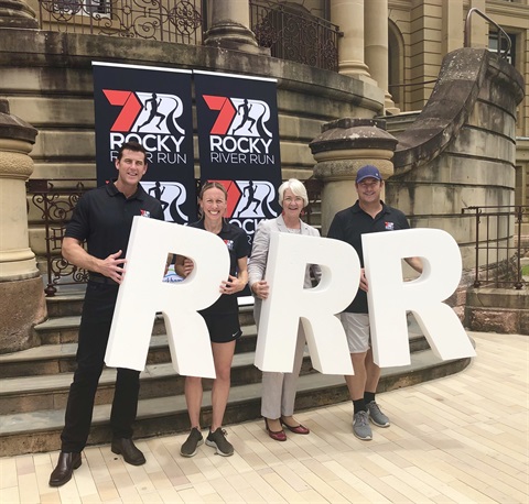 Seven Queensland GM Ben Roberts-Smith, Tamsyn Lewis, Mayor Margaret Strelow and Scott Hillier.jpg