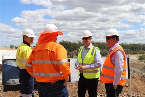 (L-R) Glen Stockton, Tino Ferrero, Hon. Glenn Butcher, Hon. Barry O'Rourke.JPG