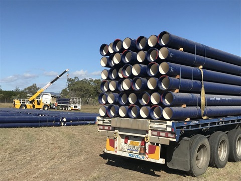 Pipes at Lucas Street Pump Station Site.JPG