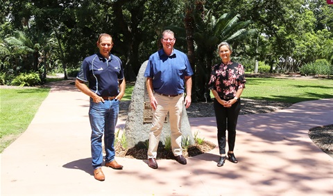 Mayor Williams, Barry O'Rourke MP and Councillor Cherie Rutherford.jpg