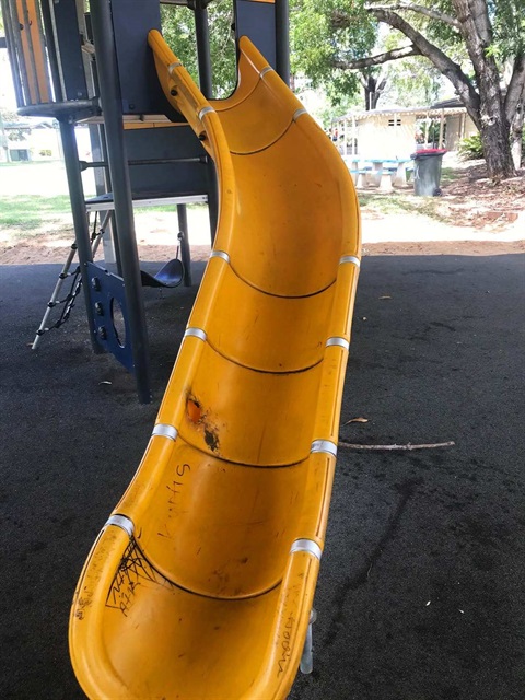 Vandalism at Conaghan Park Playground