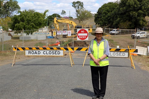 Councillor Ellen Smith at Scrubby Creek Bridge.jpg