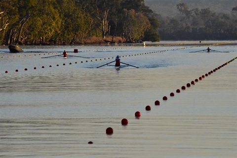 Rowing on the Fitzroy River.JPG