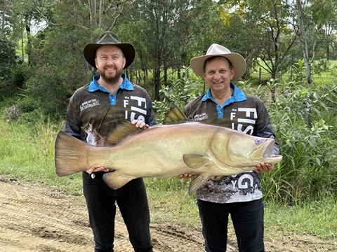 Barra Season Open 2025 - Zac Garven and Mayor Tony Williams.jpg