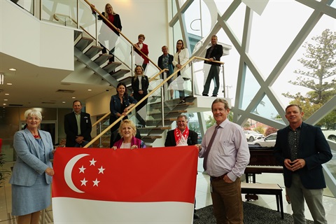 Rockhampton and Livingstone Councillors celebrate National Day of Singapore