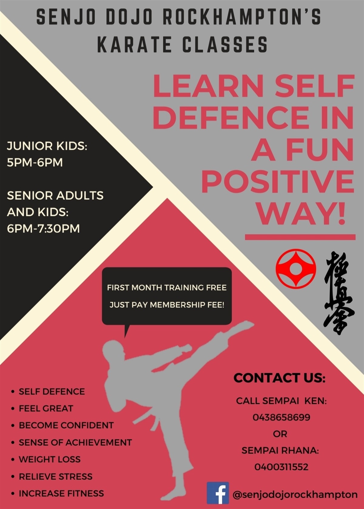 Karate Classes Adults Rockhampton Regional Council