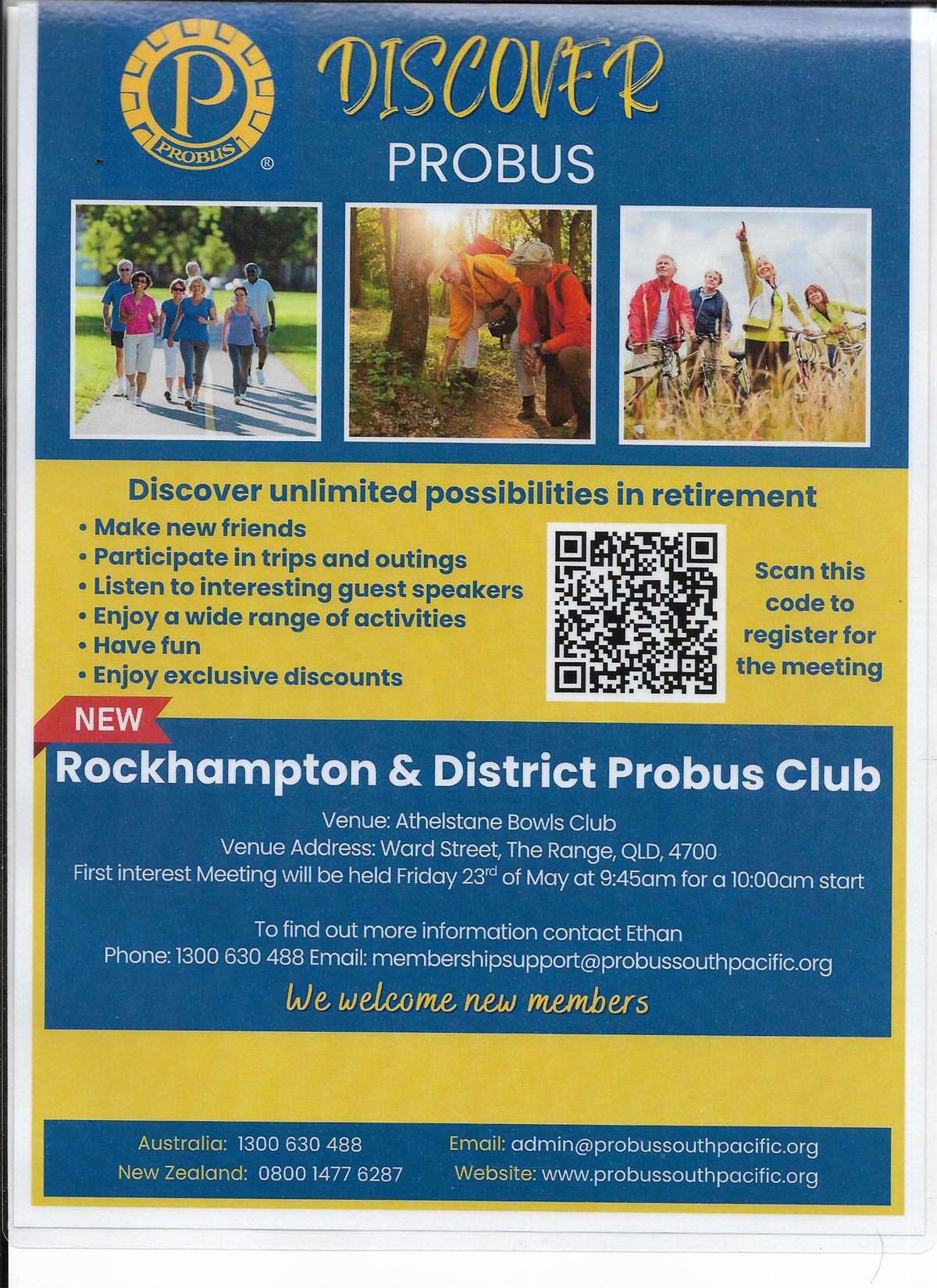 Probus Forms Discover Probus Rockhampton Regional Council