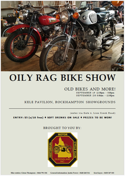 See the flyer for information contacts, or view https://www.facebook.com/HMCCQrockhampton